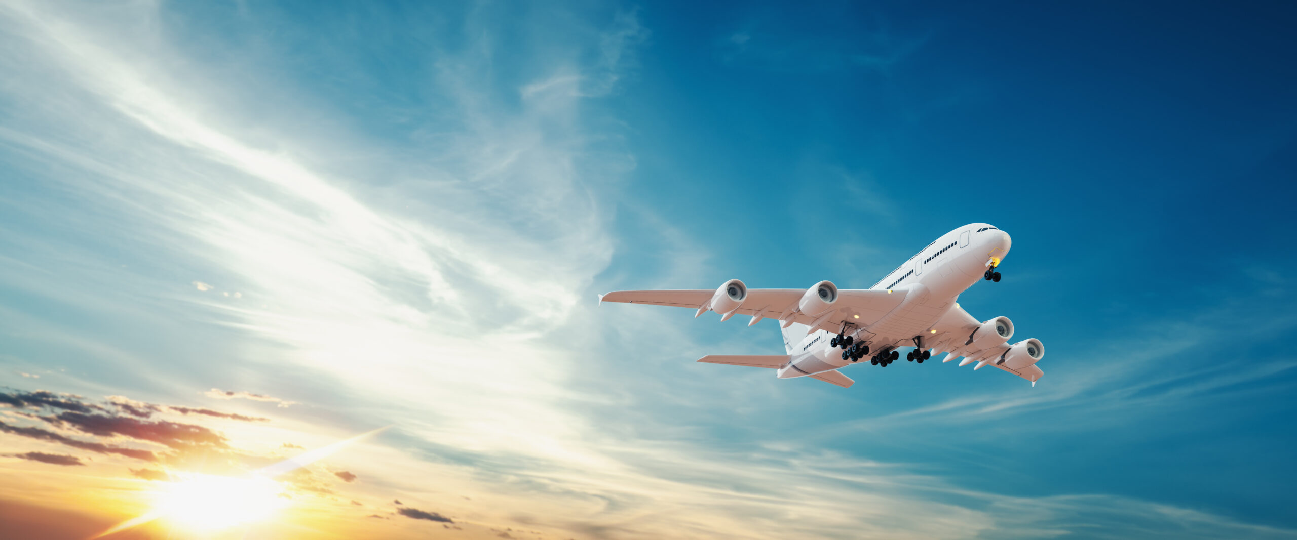 airplane in sky