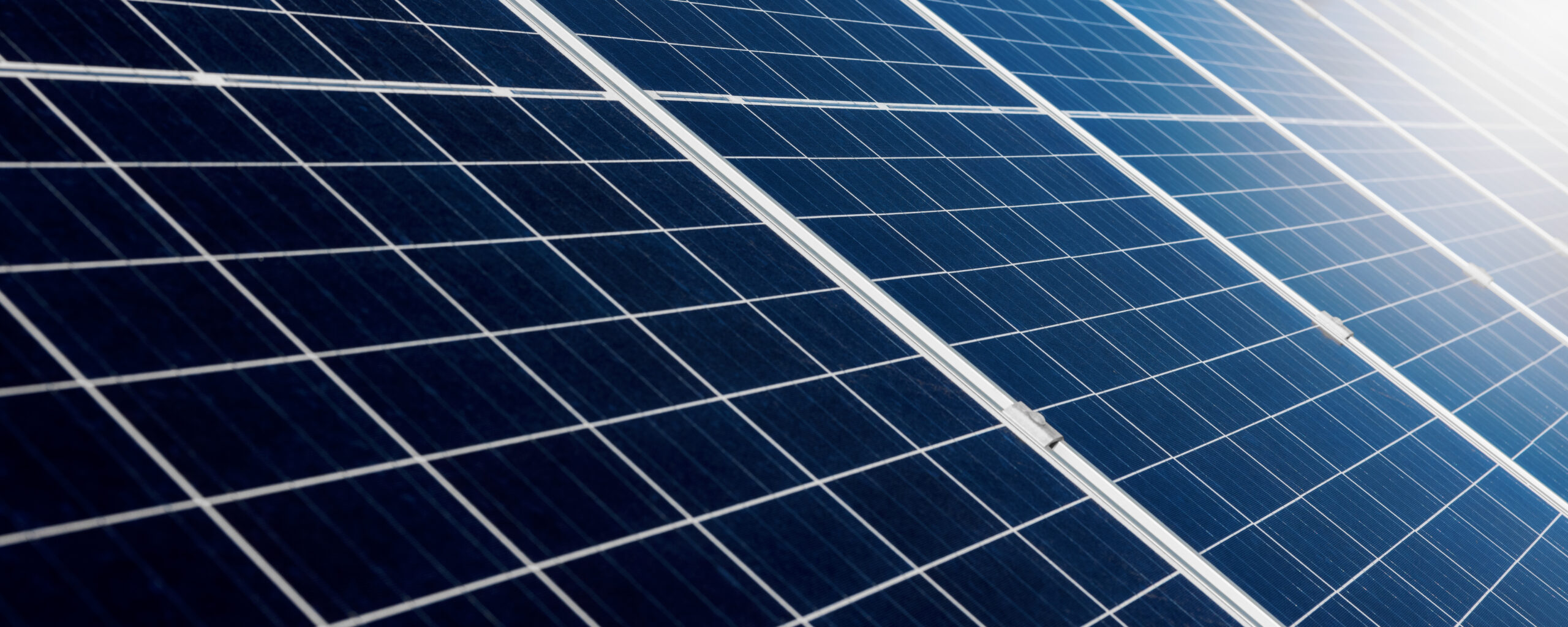 Solar panels closeup. r Renewable energy. Banner. Credit: Adobe Stock